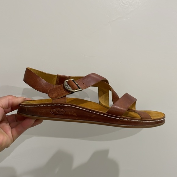 Brown Leather Sandals - Picture 12 of 15